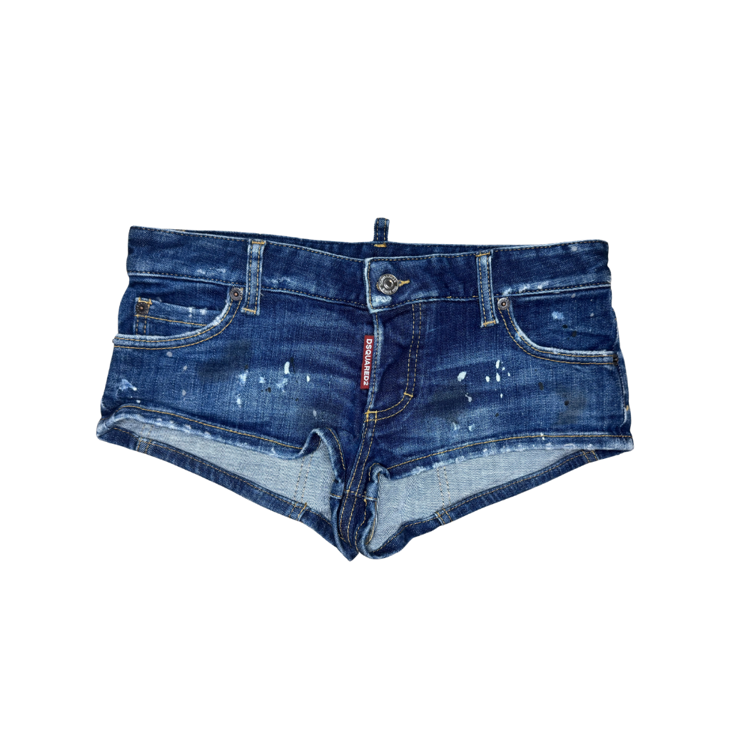 Dsquared² Denim Micro Mini Shorts