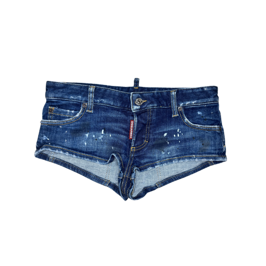 Dsquared² Denim Micro Mini Shorts