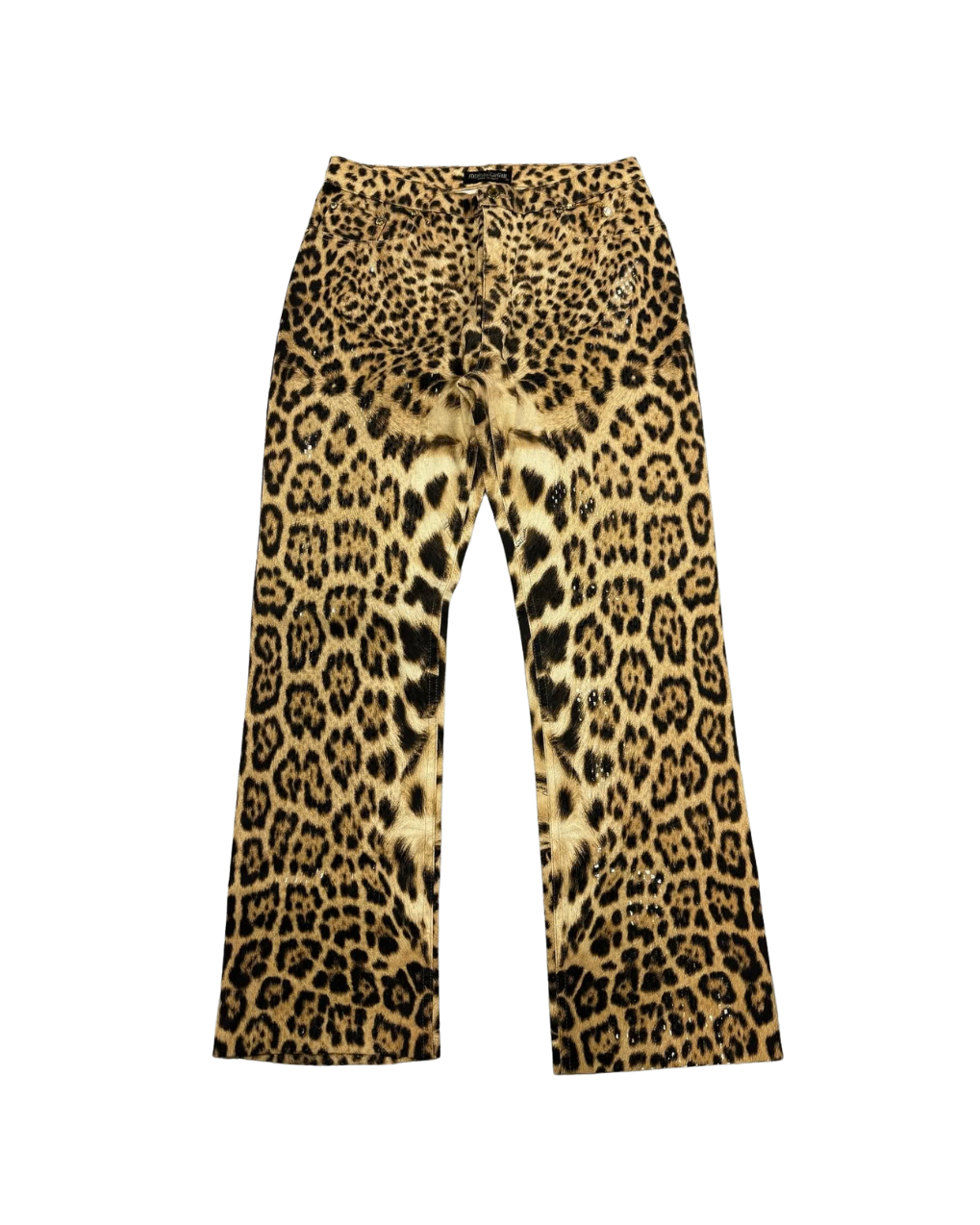 Roberto Cavalli Leopard Shimmer Jeans