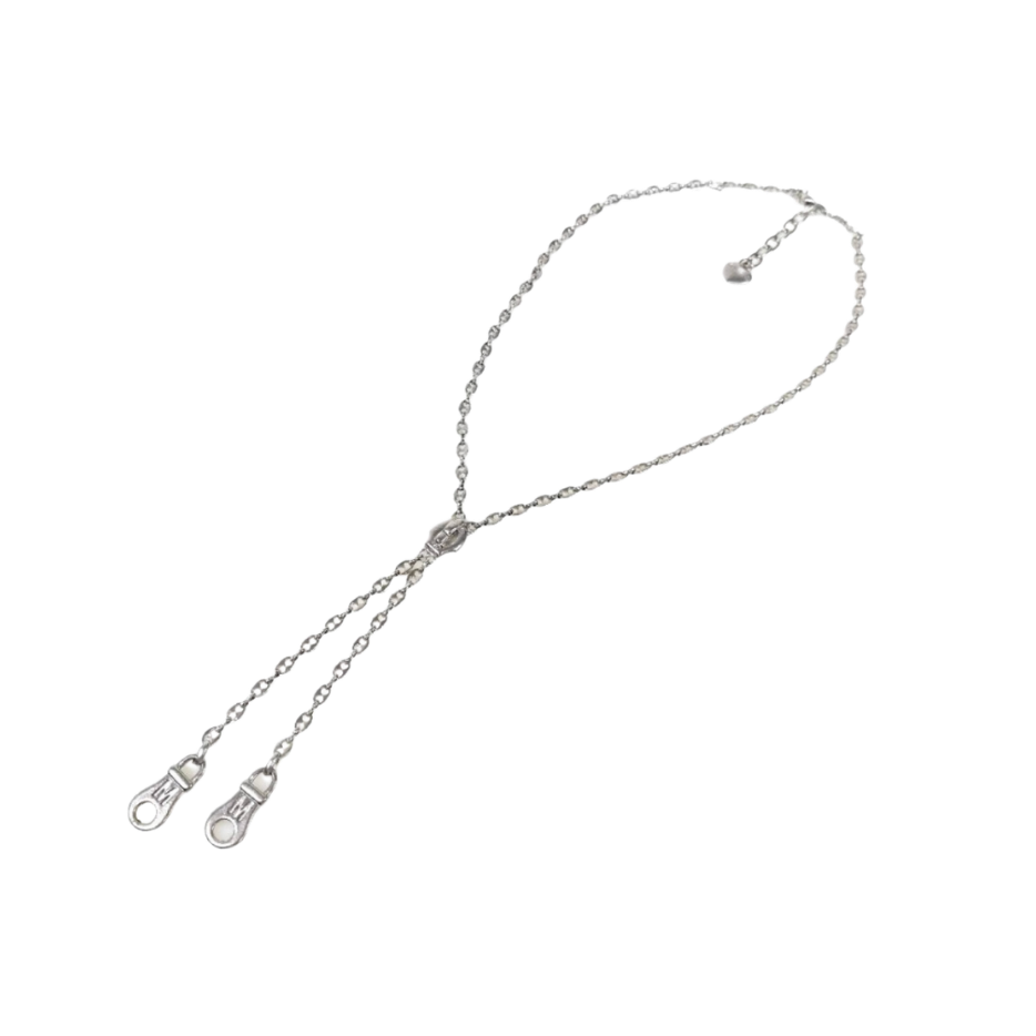 Moschino Zipper Necklace