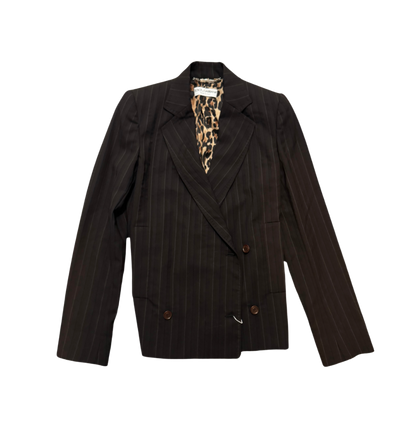 Dolce & Gabbana Double Breasted Striped Blazer