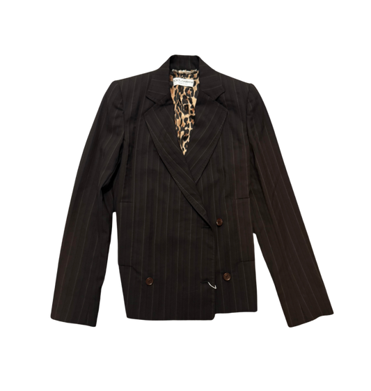 Dolce & Gabbana Double Breasted Striped Blazer