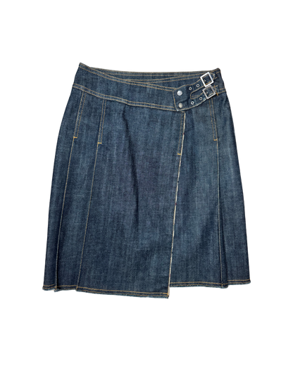 Burberry Denim Midi Skirt