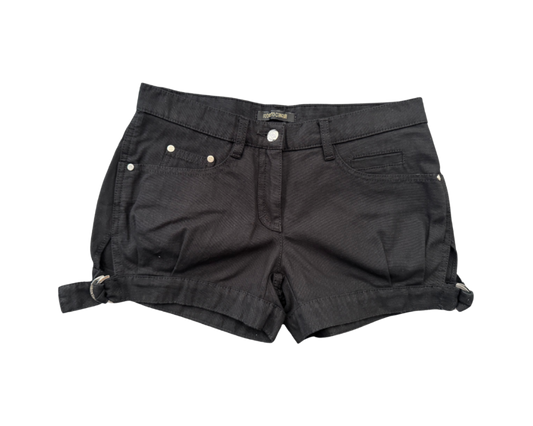 Roberto Cavalli Black Mini Shorts
