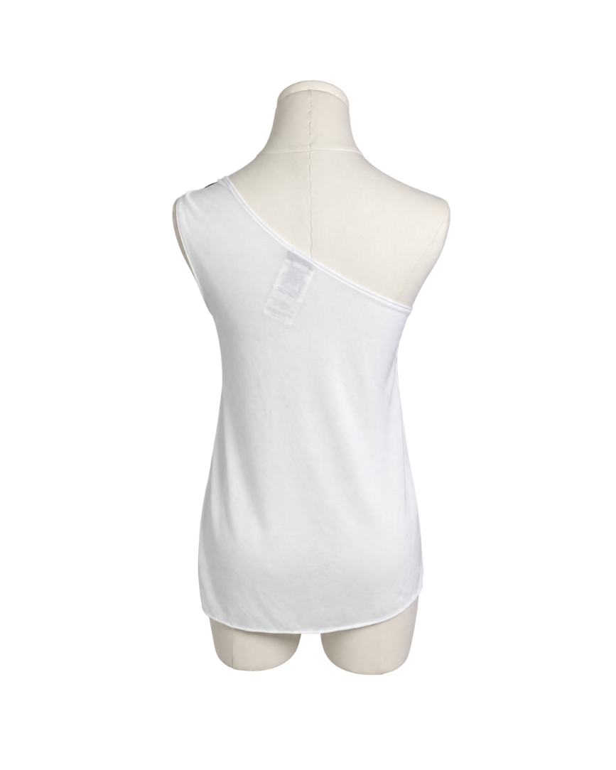 Dolce & Gabbana “Sweet Cupid” Studded One Shoulder Top