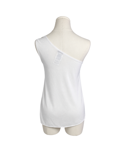 Dolce & Gabbana “Sweet Cupid” Studded One Shoulder Top