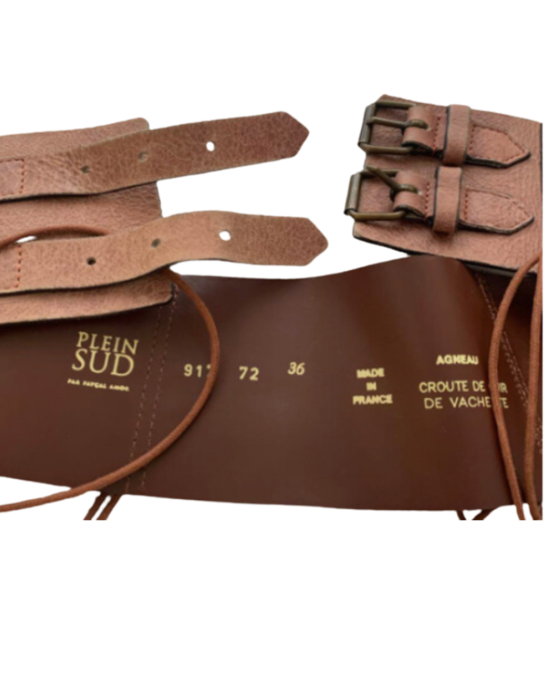 Plein Sud Leather Belt