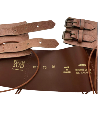 Plein Sud Leather Belt