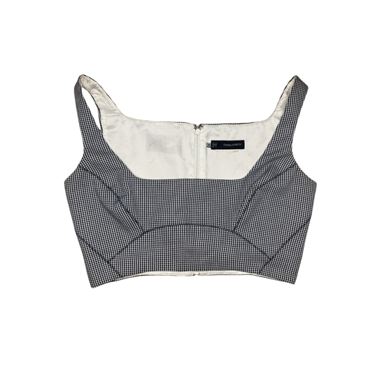 Dsquared² Gingham Crop Top