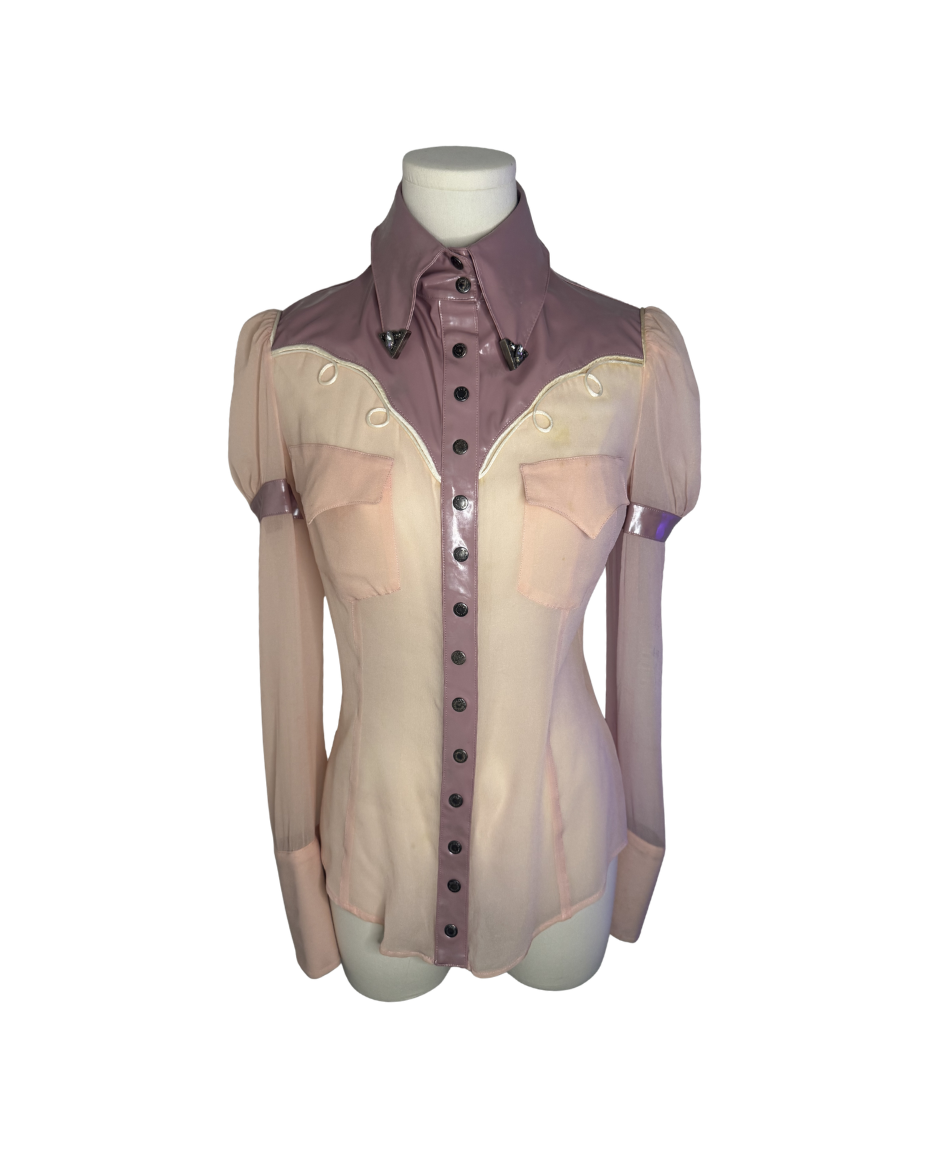 Dolce & Gabbana Pink Western Top
