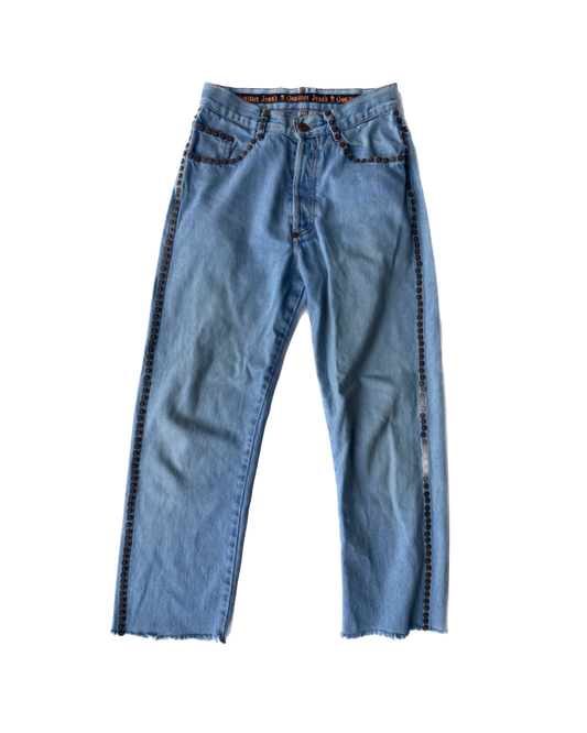 Gaultier Jeans with Rivet Details