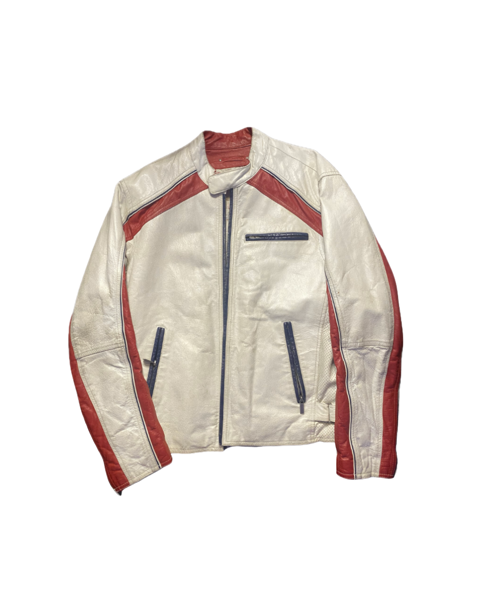 Wilsons Leather Red/White/Blue Jacket
