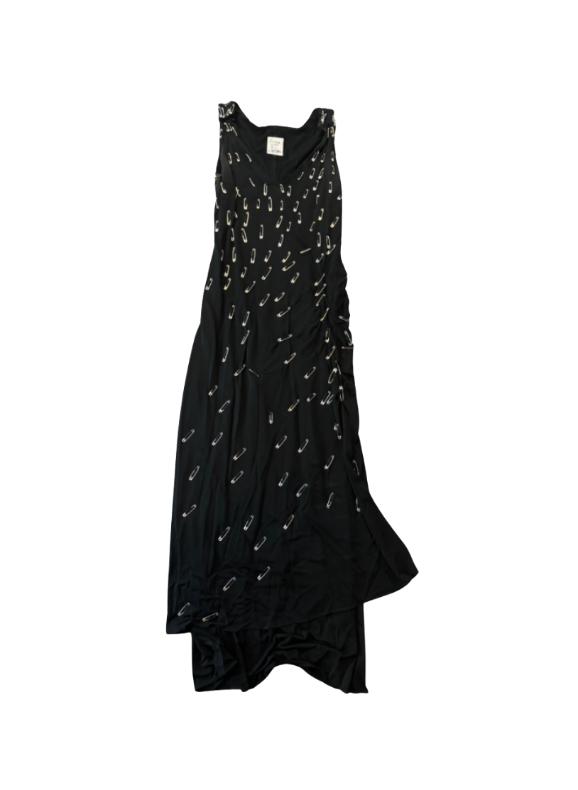 Moschino Cheap & Chic Safety Pin Maxi Dress