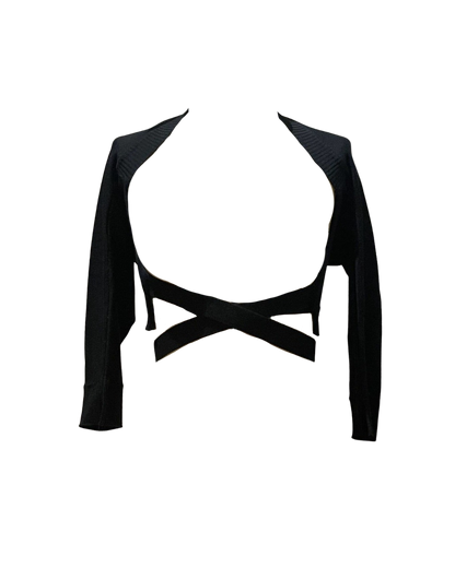 Dolce & Gabbana Wrap Knit Bolero Top