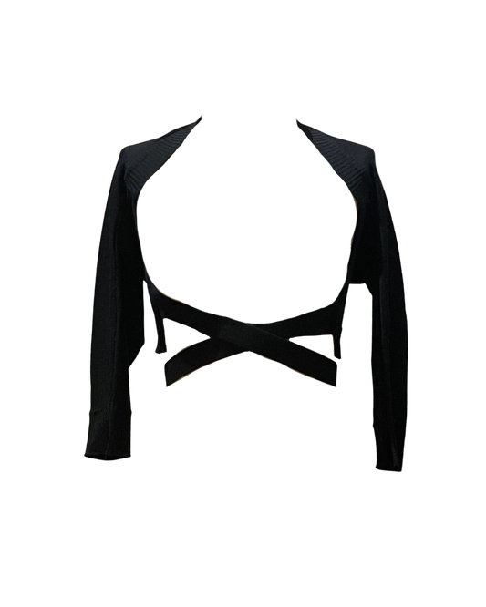 Dolce & Gabbana Wrap Knit Bolero Top