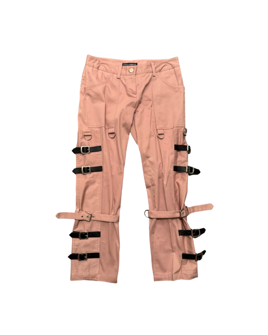 Dolce & Gabbana Bondage Buckle Pants