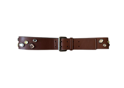 Celine Crystal Studded Belt
