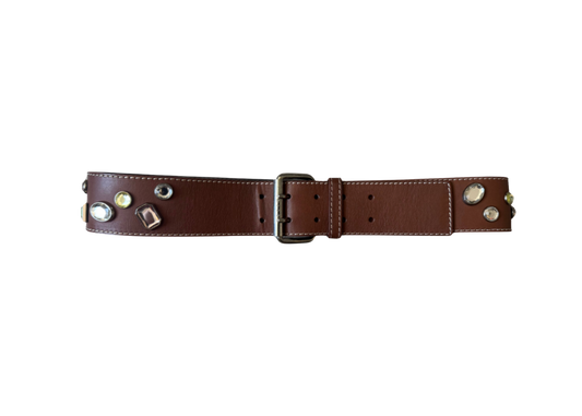 Celine Crystal Studded Belt