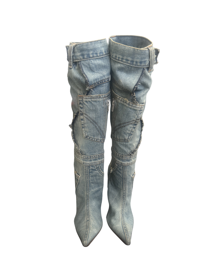 Dolce & Gabbana Denim Boots
