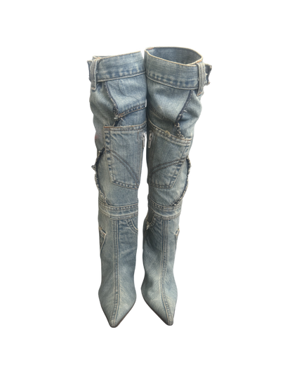 Dolce & Gabbana Denim Boots