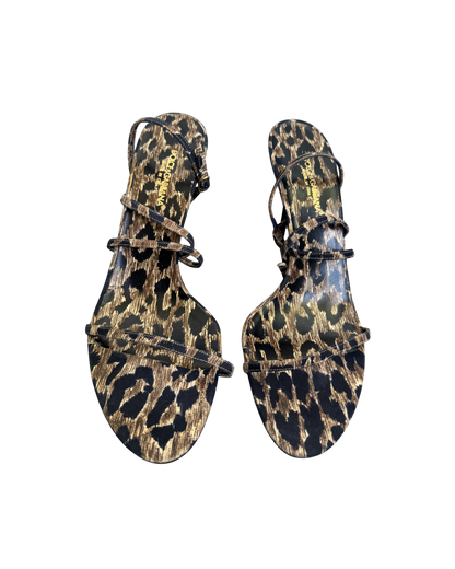 Dolce & Gabbana Leopard Strappy Heels