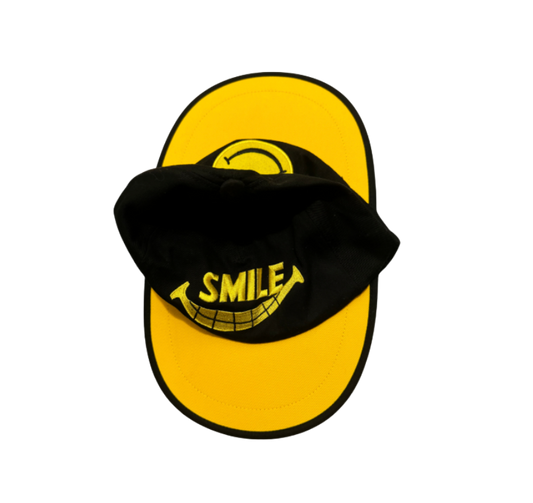 Moschino Cheap & Chic Double Brimmed Black Hat