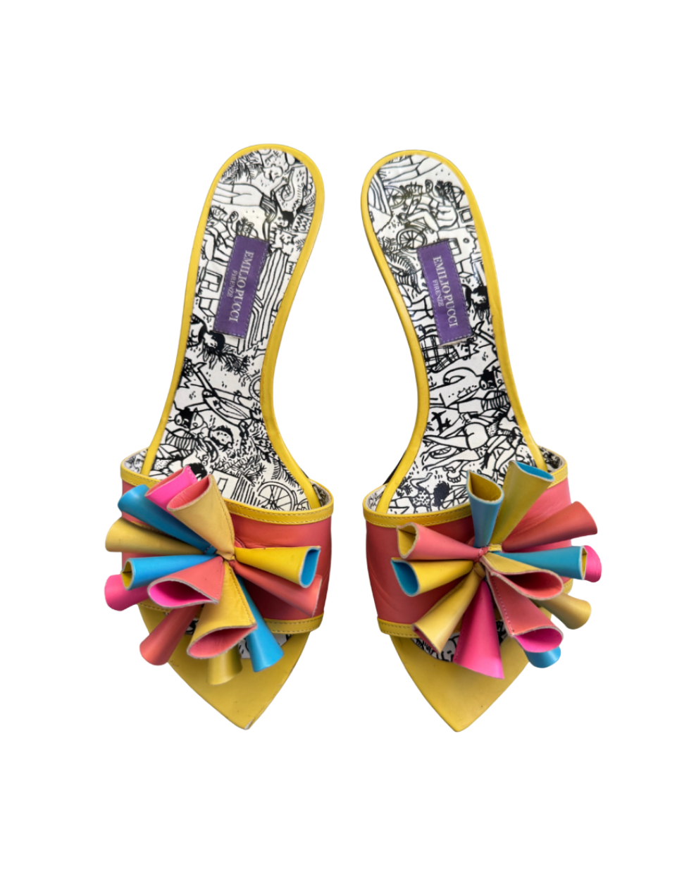 Emilio Pucci 3D Detailed Sandals
