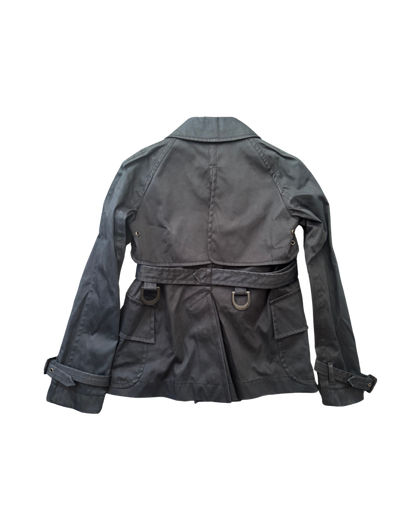 Dsquared² Short Black Trench Coat