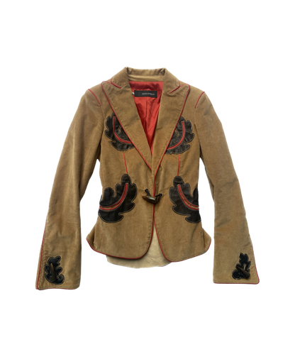 Dsquared² Camel Corduroy Jacket