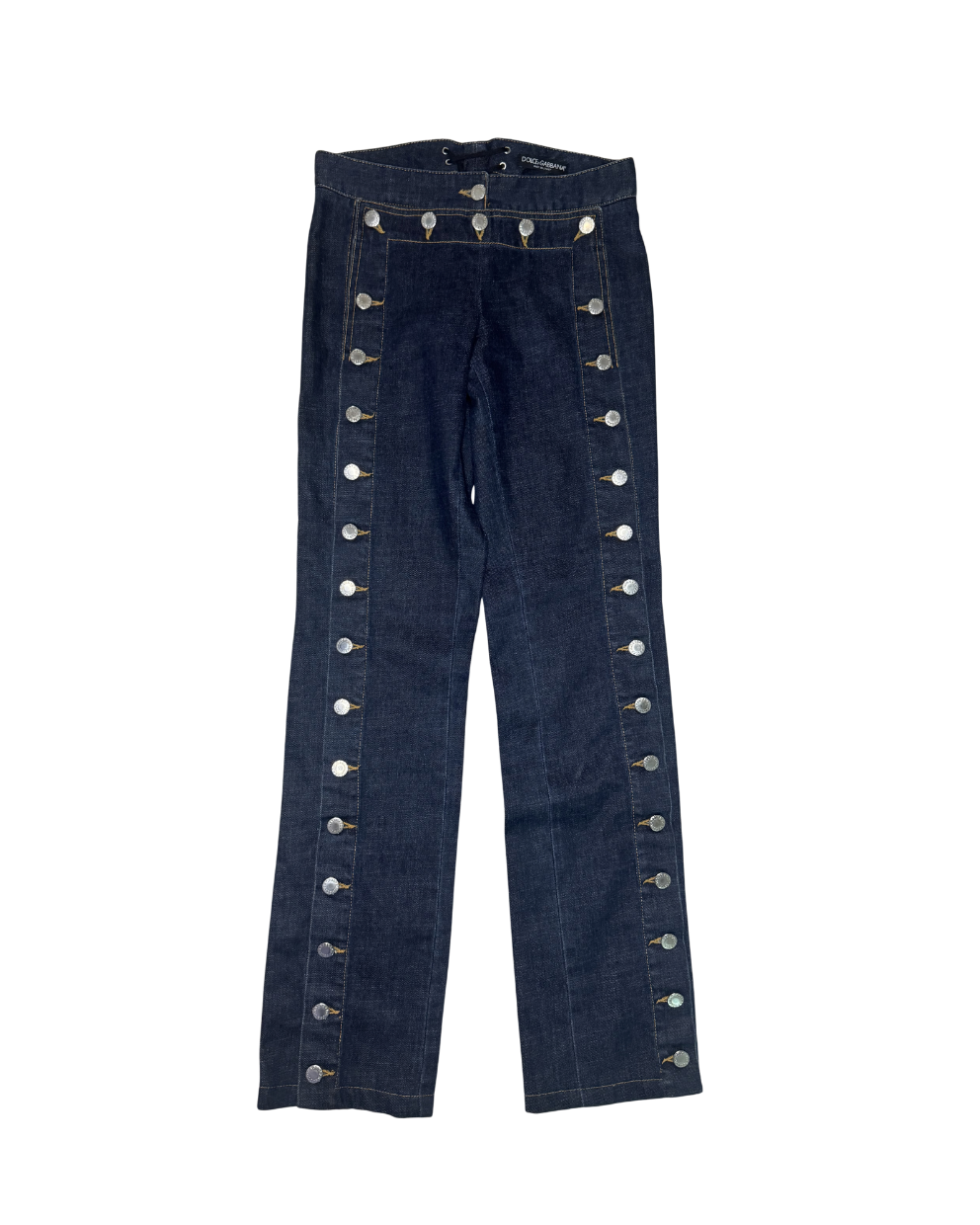 Dolce & Gabbana Multi Button Jeans