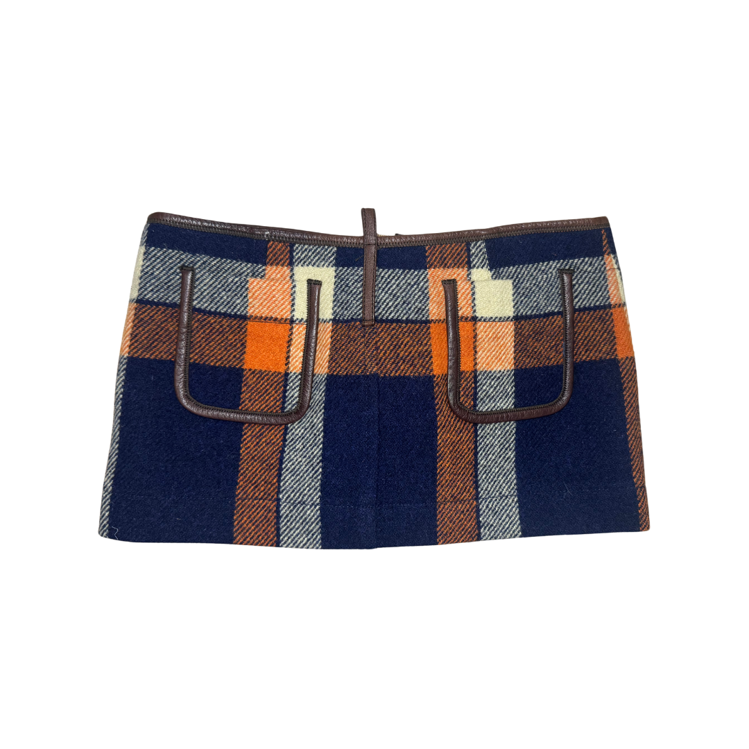 Dsquared² Plaid Mini Skirt