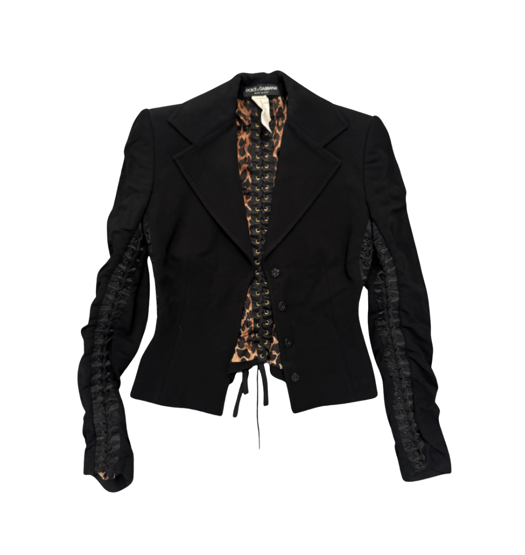 Dolce & Gabbana Lace-Up Blazer