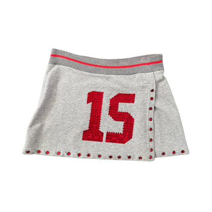 Dolce & Gabbana “15” Bedazzled Mini Skirt