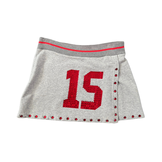 Dolce & Gabbana “15” Bedazzled Mini Skirt