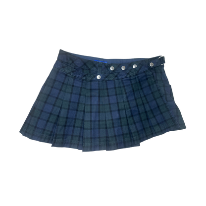 Burberry Convertible Plaid Skort/Shorts