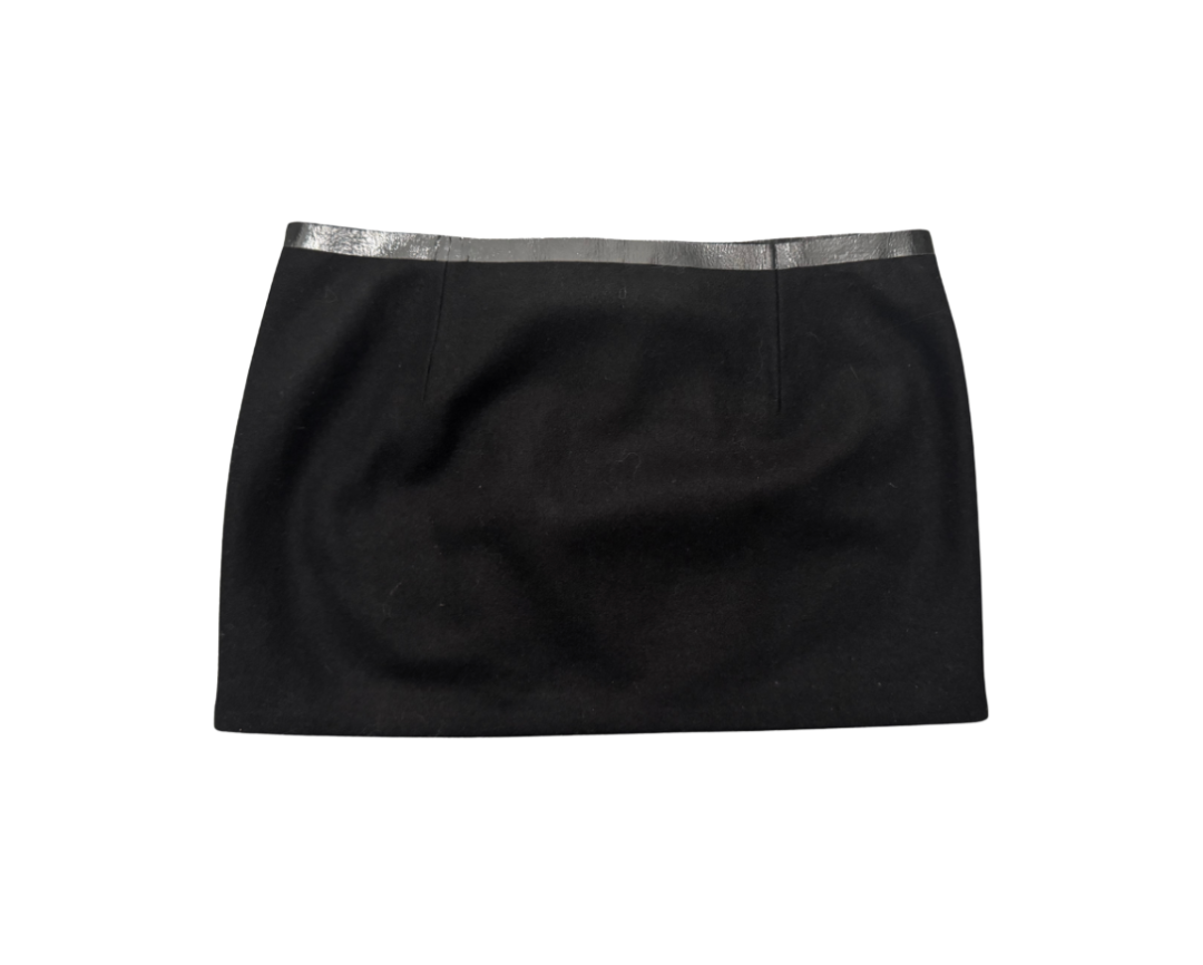 Dsquared² Leather Lined Mini Skirt