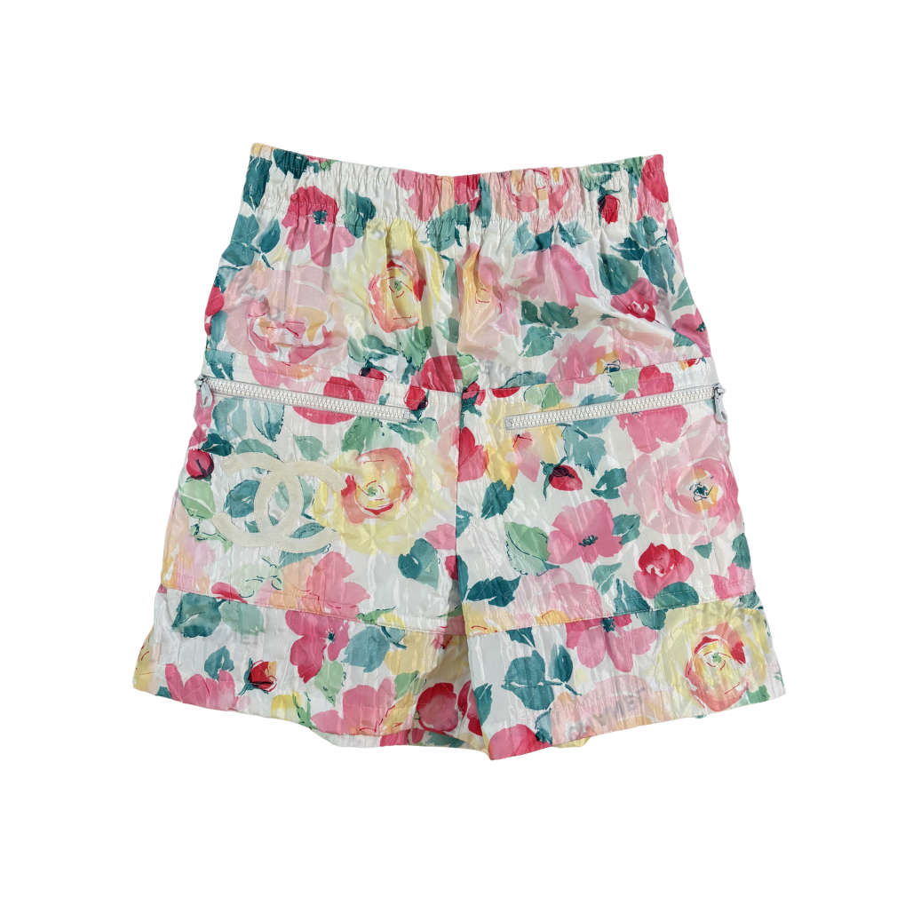 Chanel Floral Printed Shorts