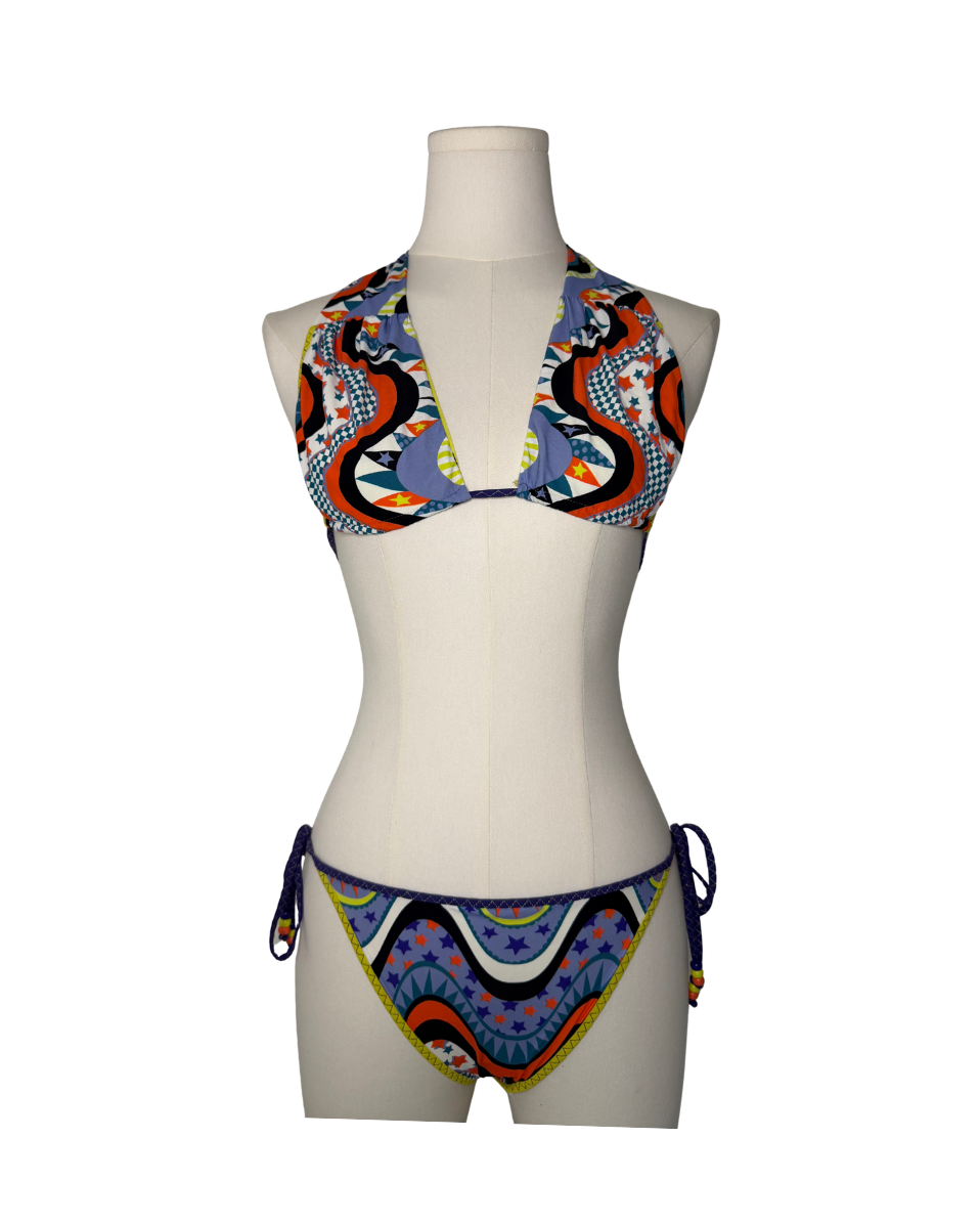 Missoni Multi-Colored Halter Bikini