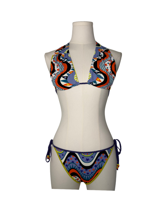 Missoni Multi-Colored Halter Bikini