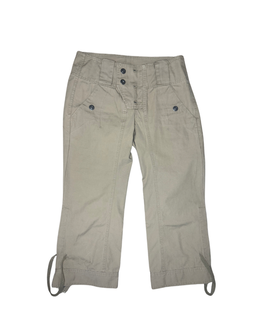 Diesel Khaki Capri Pants