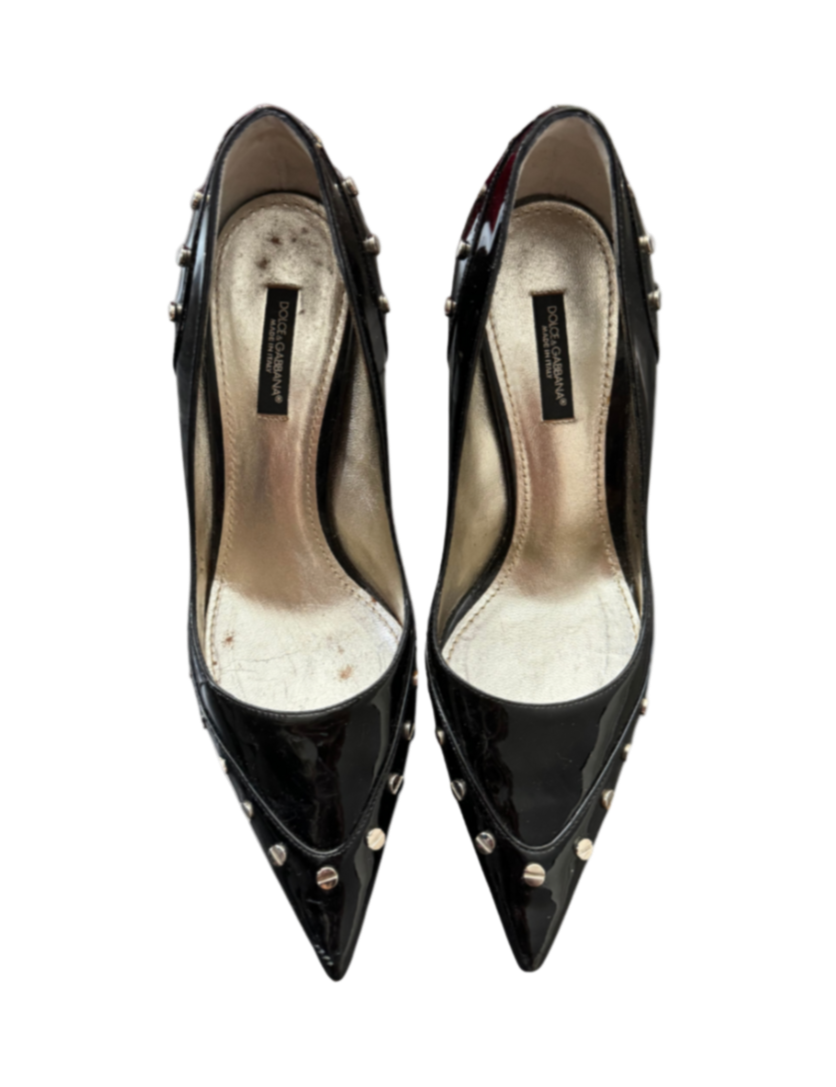 Dolce & Gabbana Studded Black Pumps