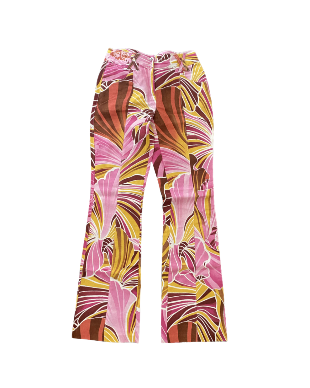 Dolce & Gabbana Floral Linen Pants
