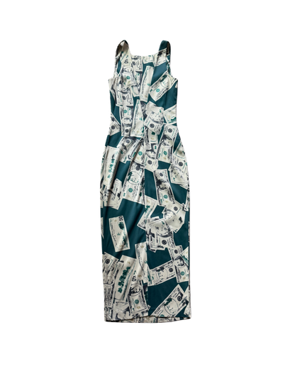 Dolce & Gabbana $100 Dollar Bill Money Dress
