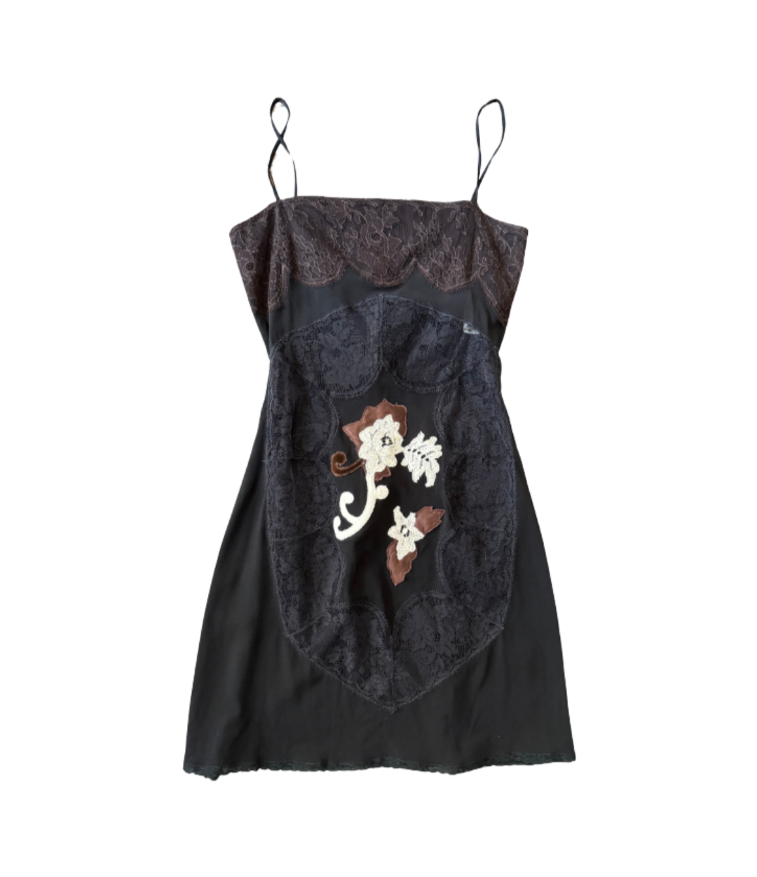 Dolce & Gabbana Sheer Lace Cutout Mini Dress