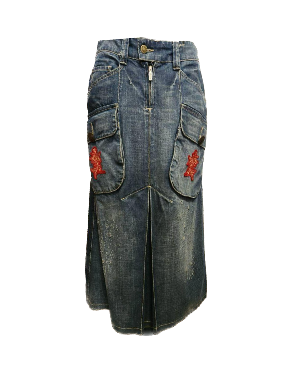 Kenzo Denim Maxi Skirt