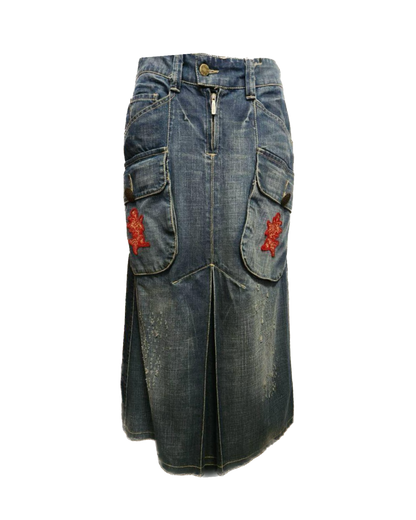 Kenzo Denim Maxi Skirt