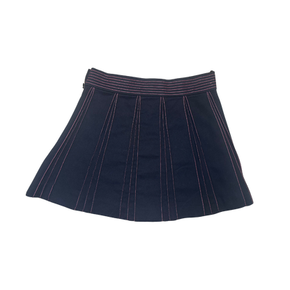 Valentino Pleated Mini Skirt