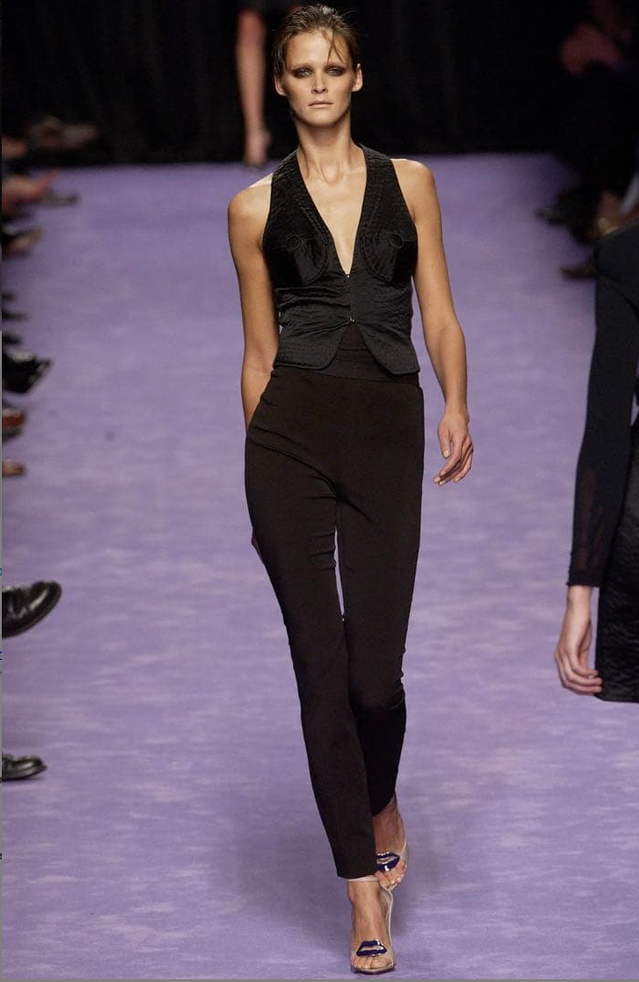 Yves Saint Laurent by Tom Ford Button-up Bust Top
