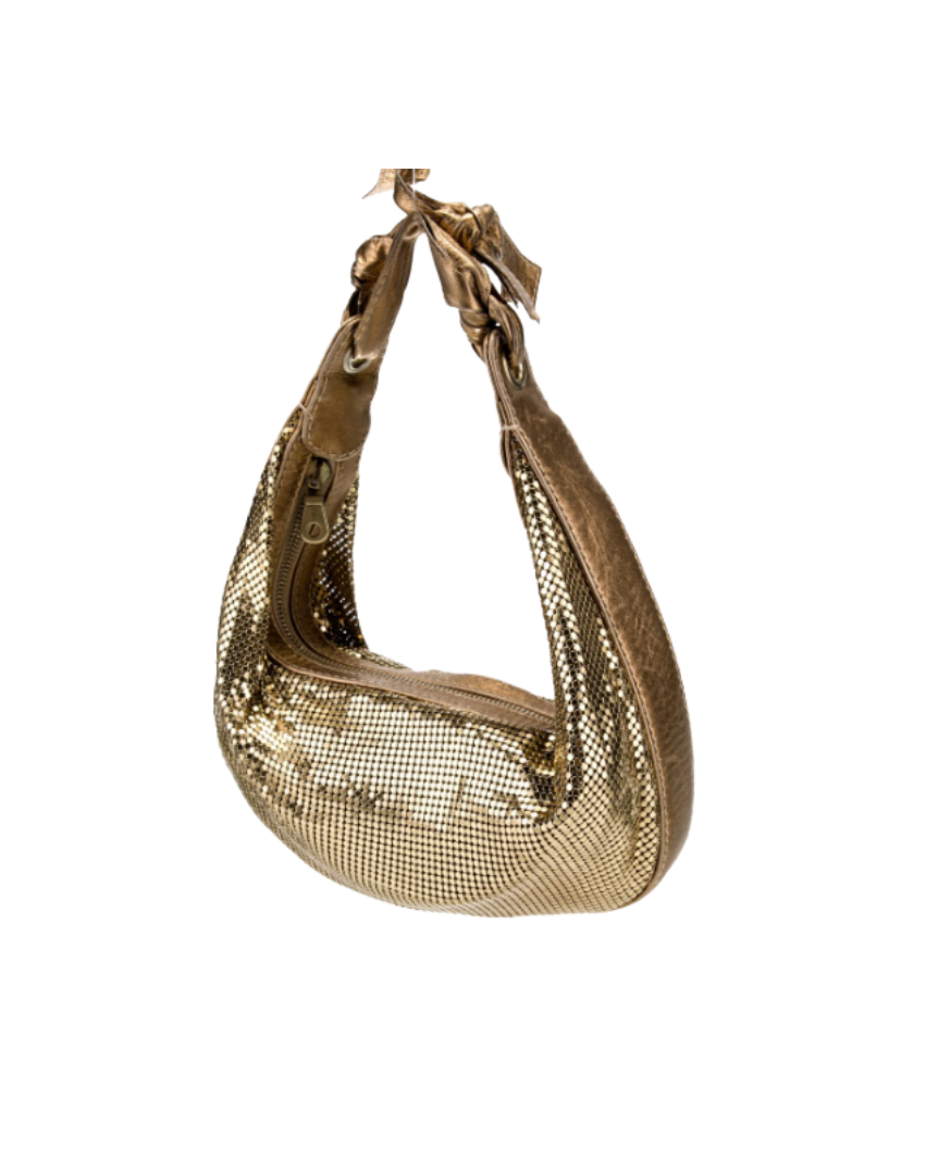 Chloé by Phoebe Philo Chainmail Gold Mini Hobo Bag