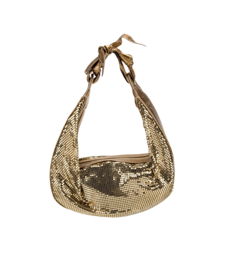 Chloé by Phoebe Philo Chainmail Gold Mini Hobo Bag